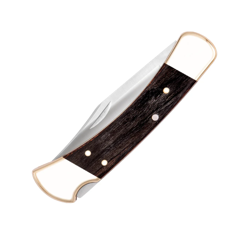 Buck 110 Folding Hunter Knife with Ebony Handle - Image 5